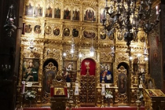 Iconostasi in chiesa ortodossa a Bucarest